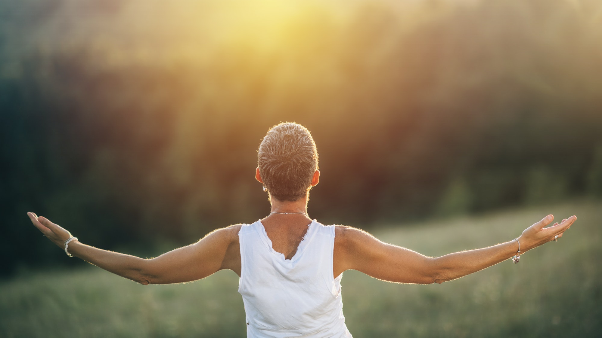 Creativity – Woman Inspiring Innate Creativity, Spending Time in Nature